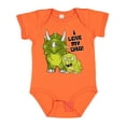 thumbnail image 1 of Inktastic I Love my Dad with Baby and Daddy Triceratops Boys or Girls Baby Bodysuit, 1 of 5