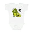 thumbnail image 1 of Inktastic I Love my Dad with Baby and Daddy Triceratops Boys or Girls Baby Bodysuit, 1 of 5