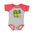 thumbnail image 1 of Inktastic I Love my Dad with Baby and Daddy Triceratops Boys or Girls Baby Bodysuit, 1 of 5