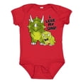 thumbnail image 1 of Inktastic I Love my Dad with Baby and Daddy Triceratops Boys or Girls Baby Bodysuit, 1 of 5
