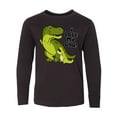thumbnail image 1 of Inktastic I Love my Dad with Baby and Daddy Tyranasaurus Rex Long Sleeve Youth T-Shirt, 1 of 5