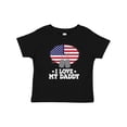 thumbnail image 1 of Inktastic I Love my Daddy Military Son Daughter Boys or Girls Baby T-Shirt, 1 of 5