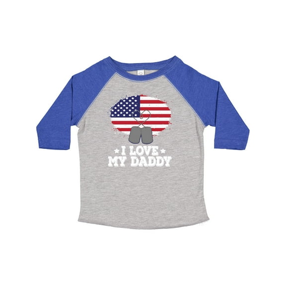 Inktastic I Love my Daddy Military Son Daughter Boys or Girls Toddler T-Shirt