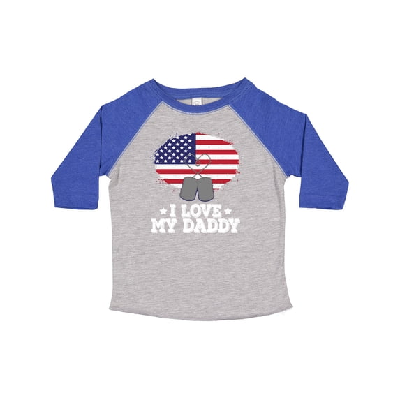 Inktastic I Love my Daddy Military Son Daughter Boys or Girls Toddler T-Shirt