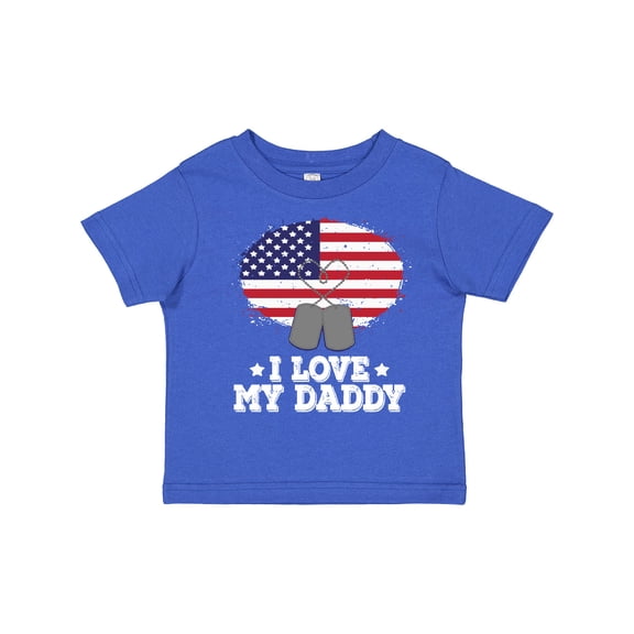 Inktastic I Love my Daddy Military Son Daughter Boys or Girls Toddler T-Shirt