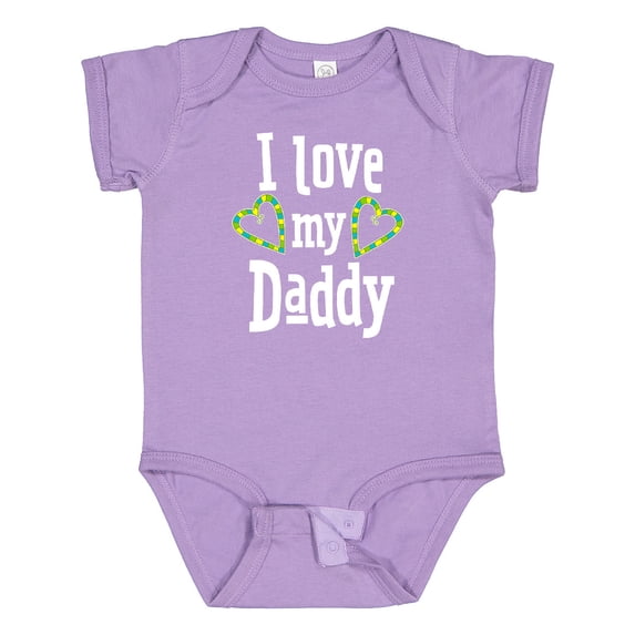 Inktastic I Love my Daddy- hearts Boys or Girls Baby Bodysuit