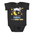 thumbnail image 1 of Inktastic I Love my Daddy to the Moon and Back Cute Sheep Boys or Girls Baby Bodysuit, 1 of 5