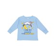 thumbnail image 1 of Inktastic I Love my Daddy to the Moon and Back Cute Sheep Boys or Girls Long Sleeve Toddler T-Shirt, 1 of 5