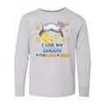 thumbnail image 1 of Inktastic I Love my Daddy to the Moon and Back Cute Sheep Long Sleeve Youth T-Shirt, 1 of 5