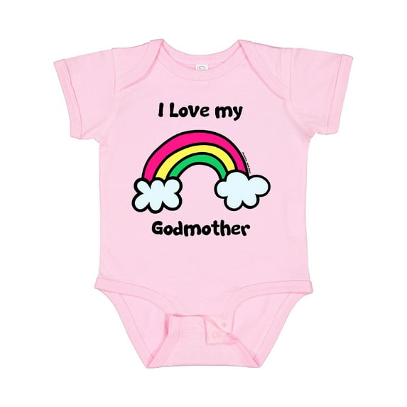 Inktastic I Love my Godmother Boys or Girls Baby Bodysuit
