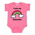 thumbnail image 1 of Inktastic I Love my Godmother Boys or Girls Baby Bodysuit, 1 of 5