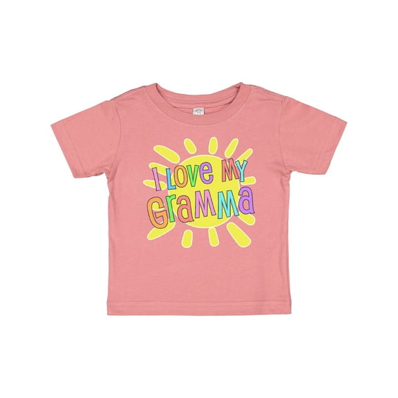 Inktastic I Love my Gramma- sun and rainbow letters Boys or Girls Baby T-Shirt