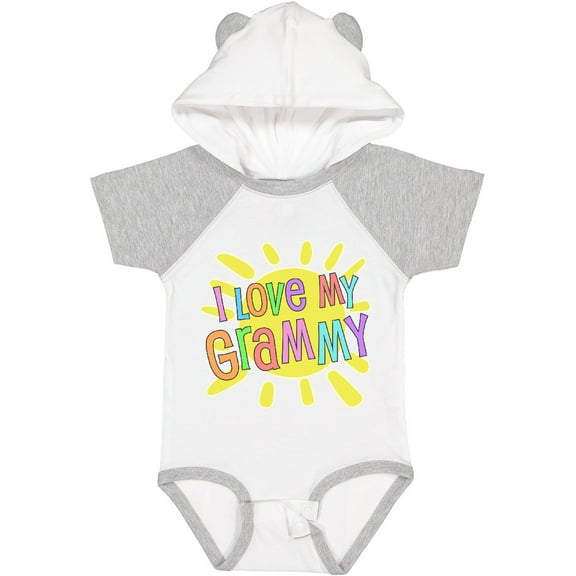 Inktastic I Love My Grammy Sun and Rainbow Letters Boys or Girls Baby Bodysuit