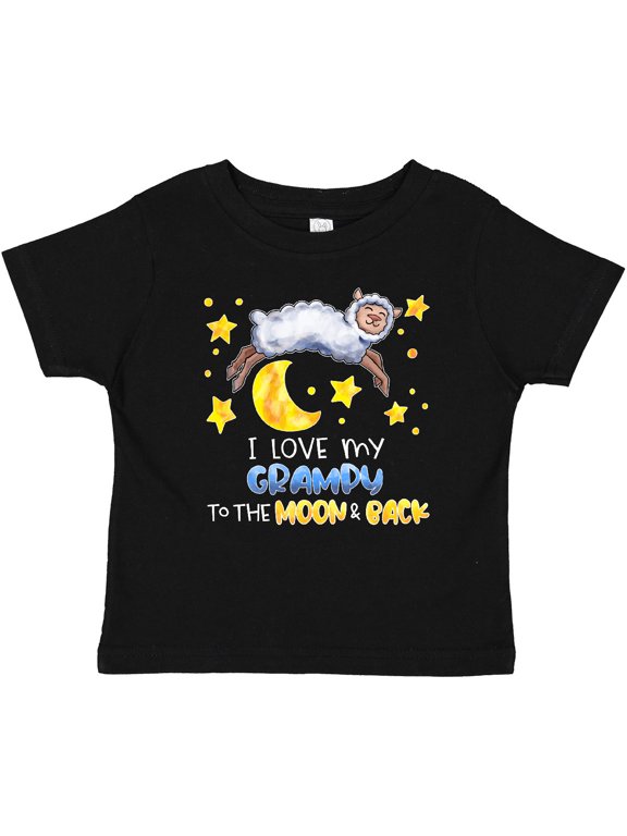I Love my Grampy to the Moon and Back Cute Sheep Boys or Girls Baby T-Shirt