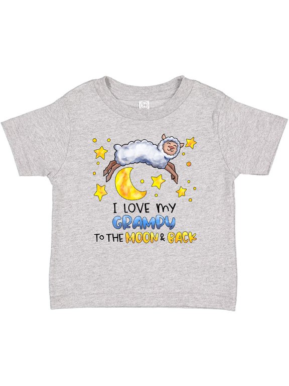 I Love my Grampy to the Moon and Back Cute Sheep Boys or Girls Baby T-Shirt