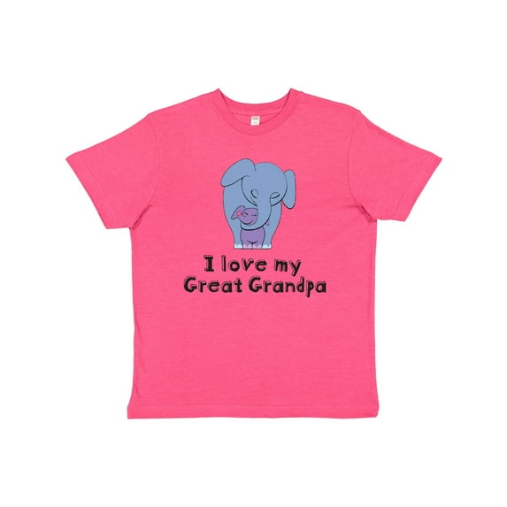 Inktastic I Love my Great Grandpa Elephant Youth T-Shirt