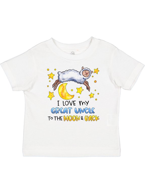 I Love my Great Uncle to the Moon and Back Cute Sheep Boys or Girls Baby T-Shirt