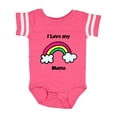 thumbnail image 1 of Inktastic I Love my Mama Boys or Girls Baby Bodysuit, 1 of 5