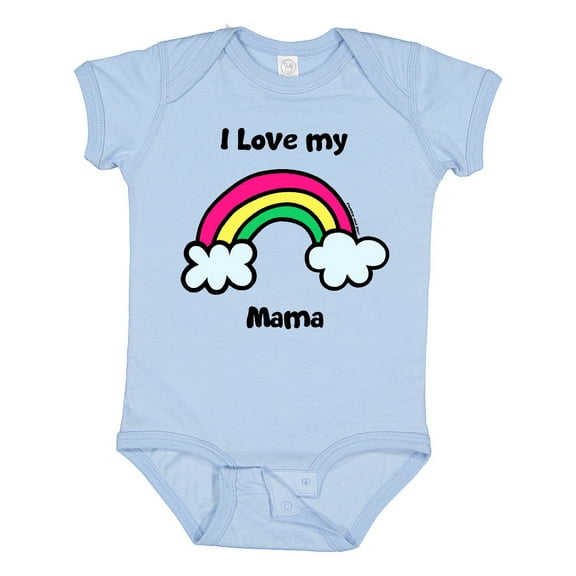 Inktastic I Love my Mama Boys or Girls Baby Bodysuit
