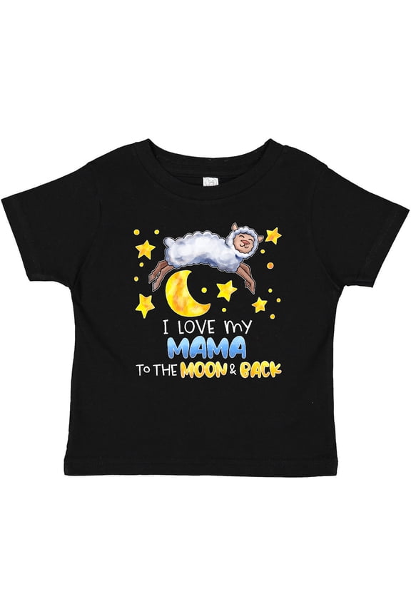 I Love my Mama to the Moon and Back Cute Sheep Boys or Girls Baby T-Shirt