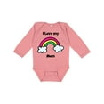 thumbnail image 1 of Inktastic I Love my Mom Boys or Girls Long Sleeve Baby Bodysuit, 1 of 5