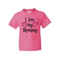 thumbnail image 1 of Inktastic I Love my Mommy- hearts Youth T-Shirt, 1 of 5