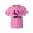 thumbnail image 1 of Inktastic I Love my Mommy- hearts Youth T-Shirt, 1 of 5
