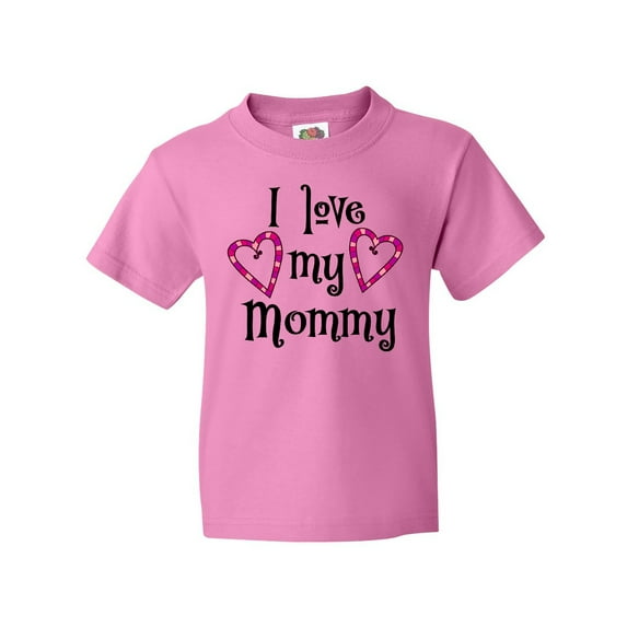 Inktastic I Love my Mommy- hearts Youth T-Shirt