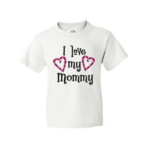 Inktastic I Love my Mommy- hearts Youth T-Shirt