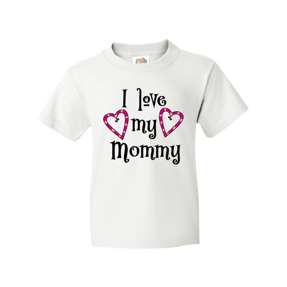 Inktastic I Love my Mommy- hearts Youth T-Shirt