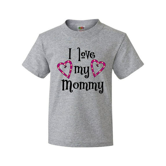 Inktastic I Love my Mommy- hearts Youth T-Shirt