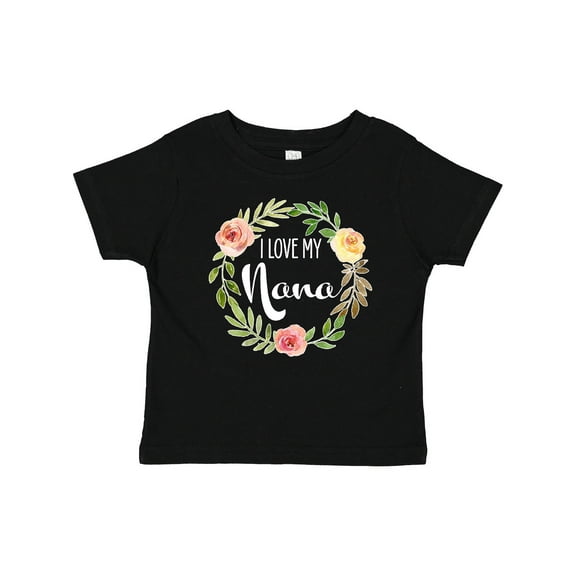 Inktastic I Love my Nana- flower circle Boys or Girls Baby T-Shirt