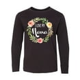 thumbnail image 1 of Inktastic I Love my Nana- flower circle Long Sleeve Youth T-Shirt, 1 of 5