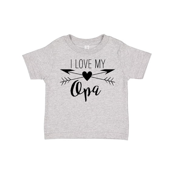 Inktastic I Love my Opa heart and arrows Boys or Girls Toddler T-Shirt
