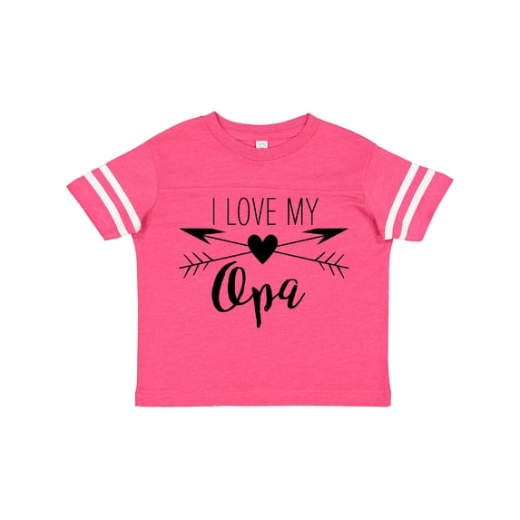 Inktastic I Love my Opa heart and arrows Boys or Girls Toddler T-Shirt