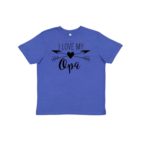 Inktastic I Love my Opa heart and arrows Youth T-Shirt