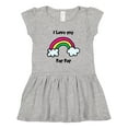 thumbnail image 1 of Inktastic I Love my Pap Pap Girls Toddler Dress, 1 of 5