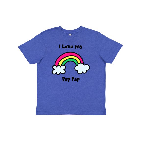 Inktastic I Love my Pap Pap Youth T-Shirt