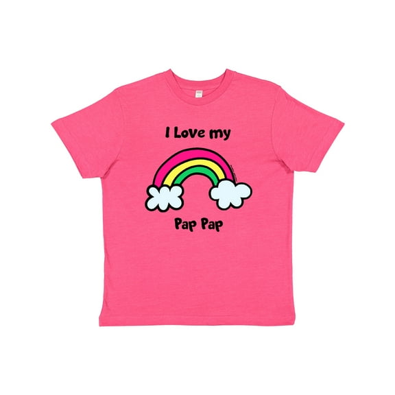 Inktastic I Love my Pap Pap Youth T-Shirt