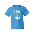 thumbnail image 1 of Inktastic I Love my Papa- hearts Youth T-Shirt, 1 of 5
