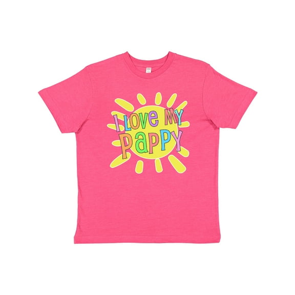 Inktastic I Love my Pappy- sun and rainbow letters Youth T-Shirt