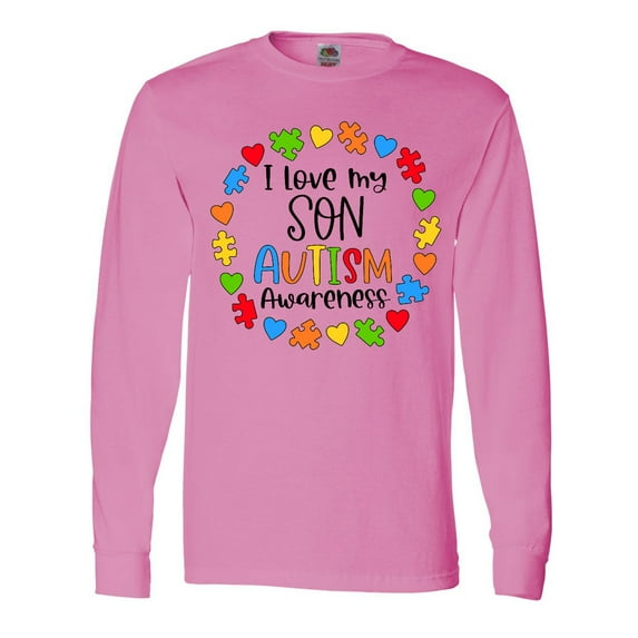 Inktastic I Love my Son Autism Awareness Long Sleeve T-Shirt