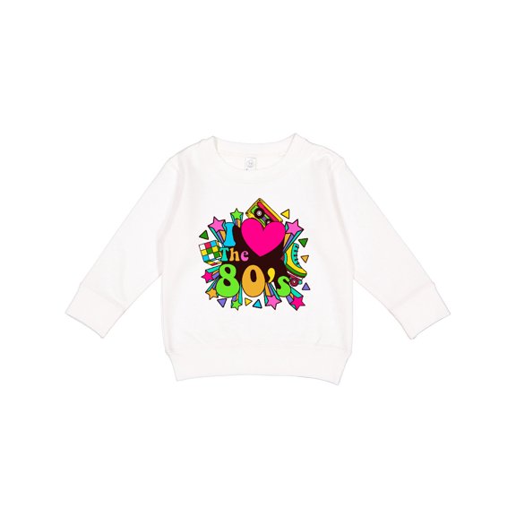 Inktastic I Love the 80's Toddler Sweatshirt