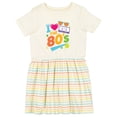 thumbnail image 1 of Inktastic I Love the 80s Retro Style Girls Toddler Dress, 1 of 5