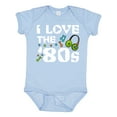 thumbnail image 1 of Inktastic I Love the '80s-musical Notes Boys or Girls Baby Bodysuit, 1 of 5