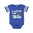 thumbnail image 1 of Inktastic I Love the '80s-musical Notes Boys or Girls Baby Bodysuit, 1 of 5