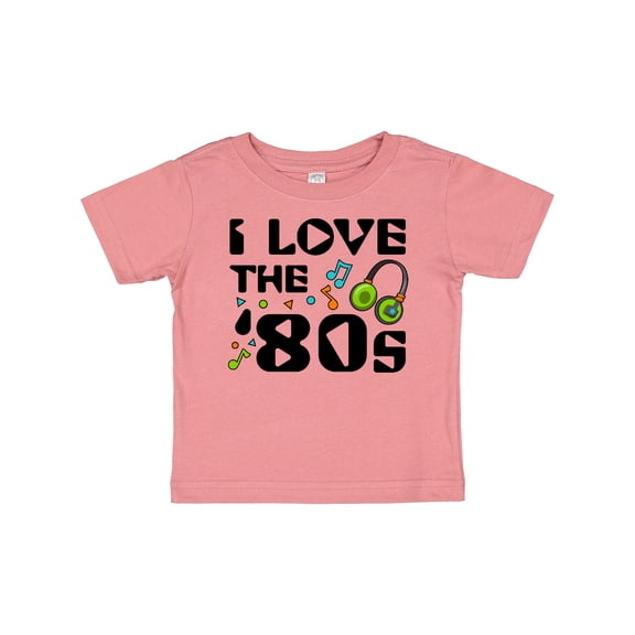 Inktastic I Love the '80s-musical Notes Boys or Girls Baby T-Shirt