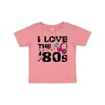 thumbnail image 1 of Inktastic I Love the '80s-musical Notes Boys or Girls Baby T-Shirt, 1 of 5