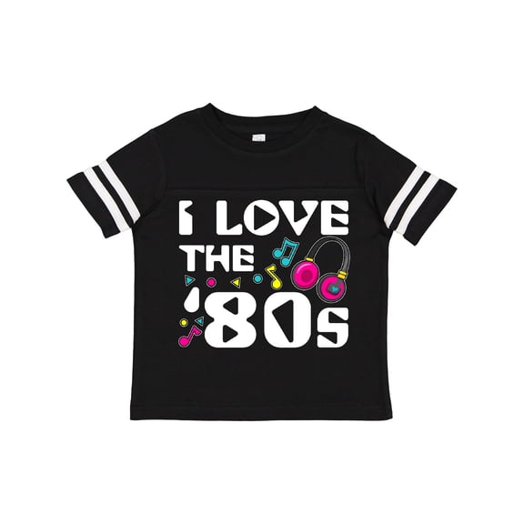 Inktastic I Love the '80s-musical Notes Boys or Girls Toddler T-Shirt