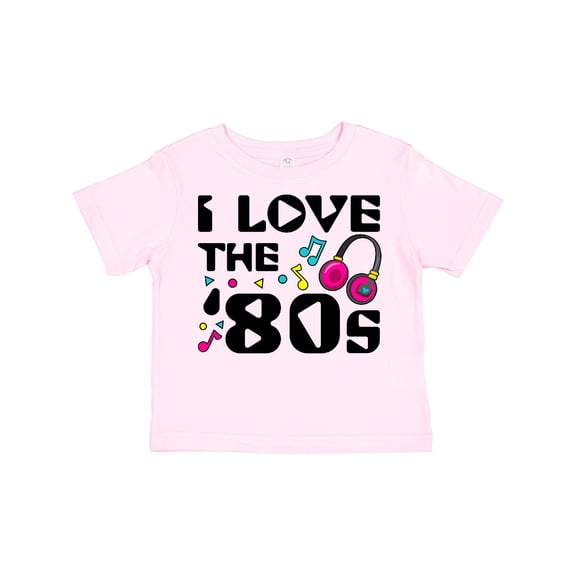 Inktastic I Love the '80s-musical Notes Boys or Girls Toddler T-Shirt